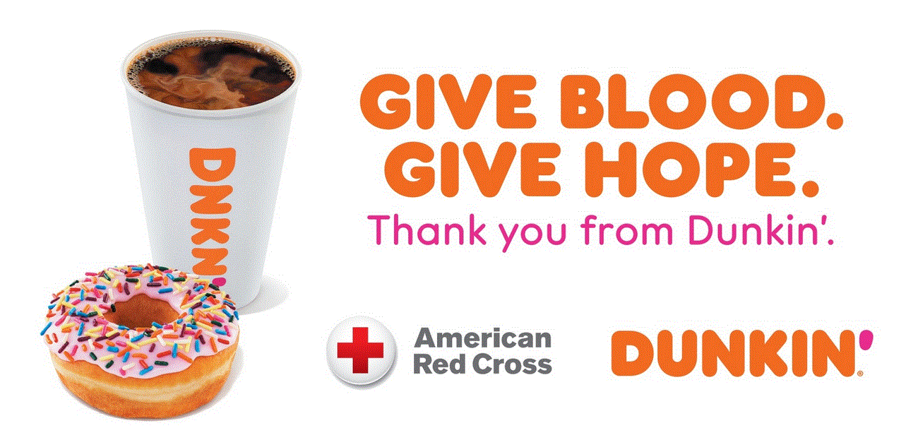 Give Blood Dunkin