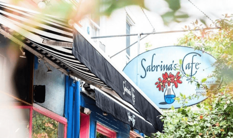 Sabrina Cafe Sign