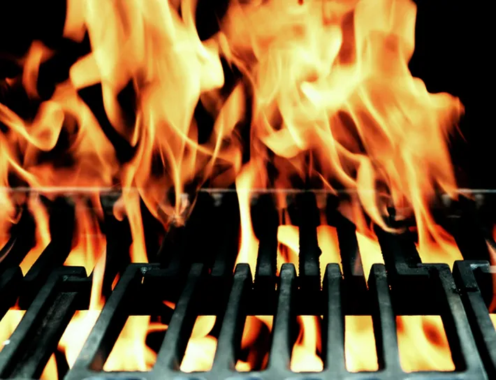 BBQ Grill Flame